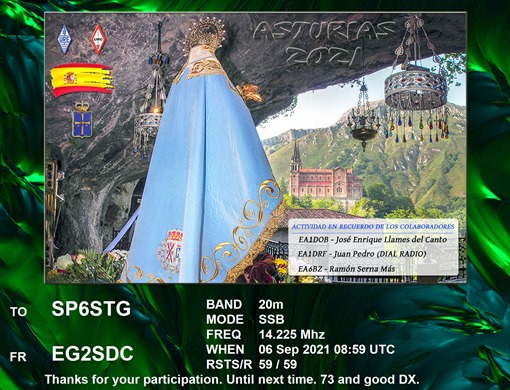 JEDNA Z PIERWSZYCH CYFROWYCH QSL 